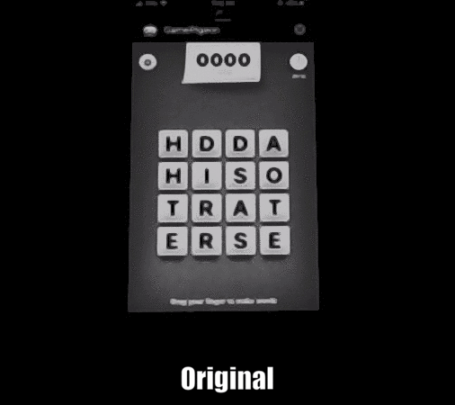 OpenCV finding the Word Hunt tiles